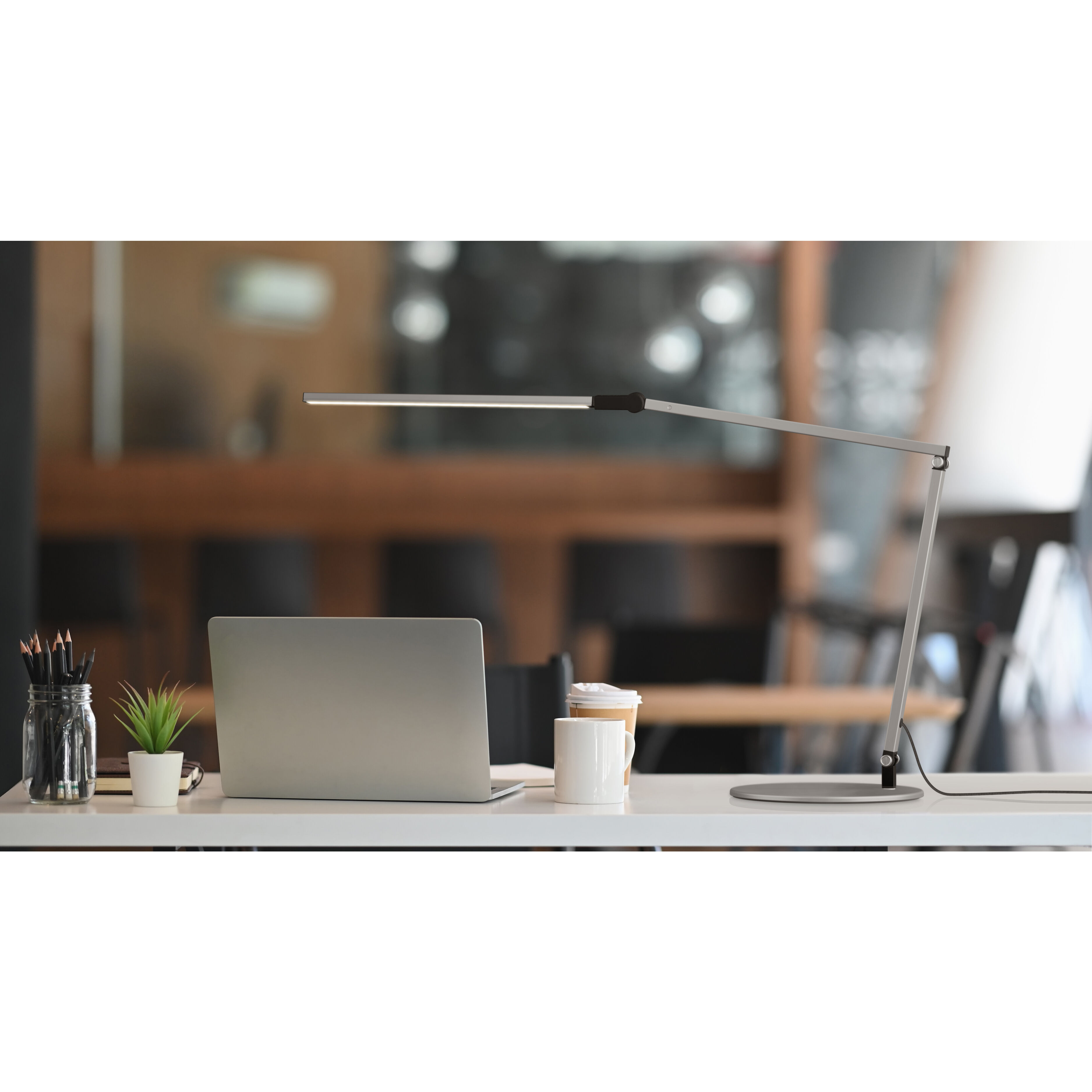 Z-Bar 16.42 inch 7.50 watt Silver Desk Lamp Portable Light